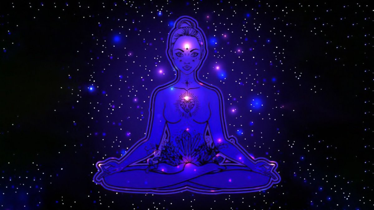 Чакра Сахасрара поза лотоса