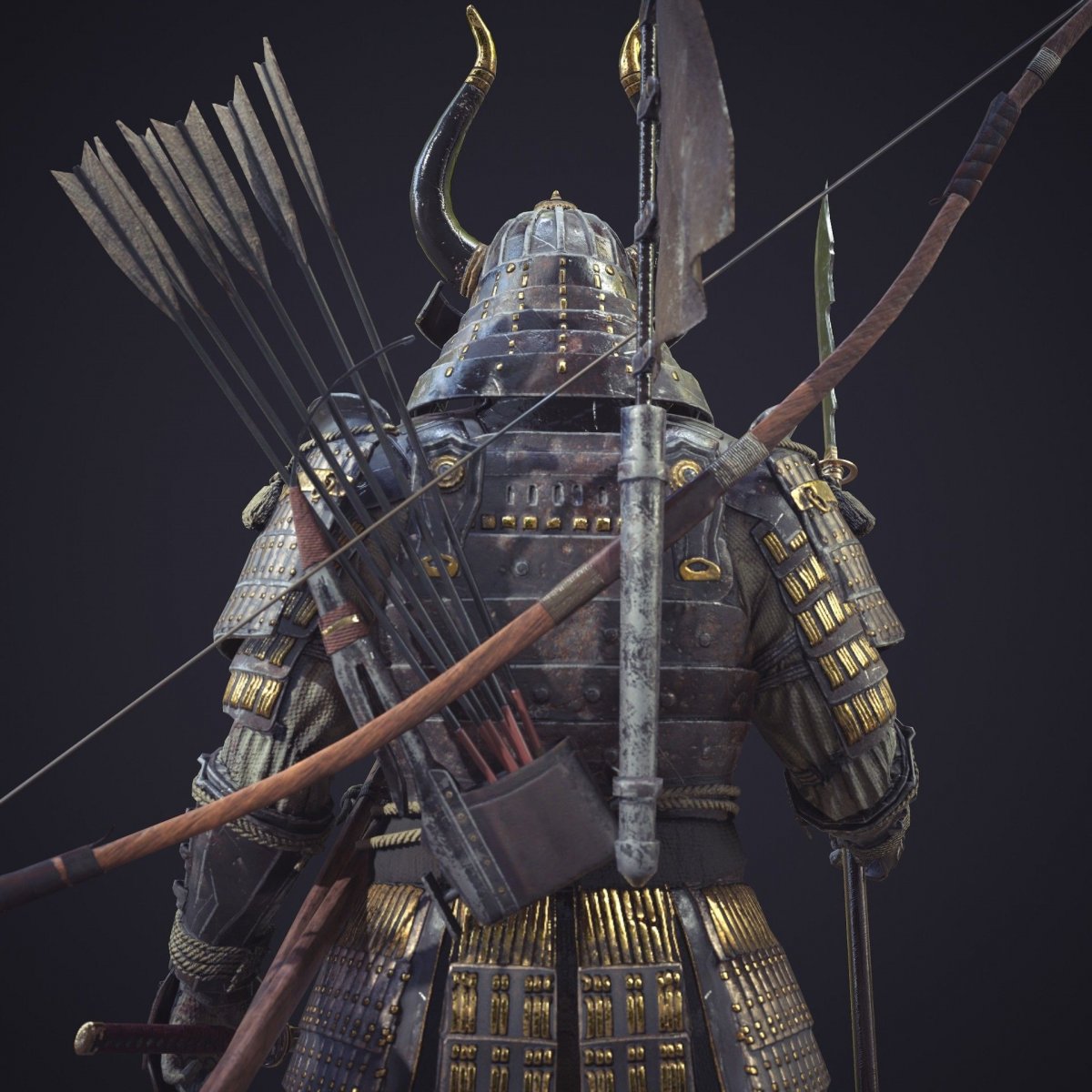 Самурай доспехи катана