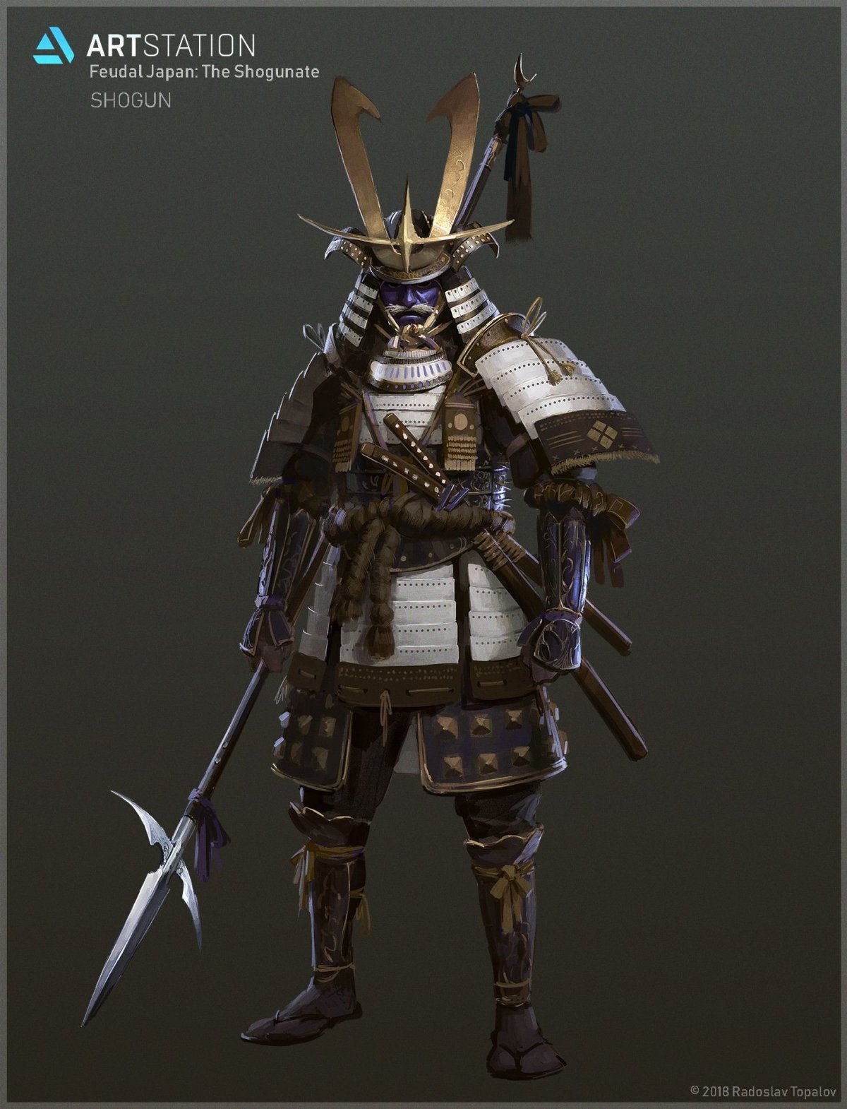 Самурай Ронин концепт арт