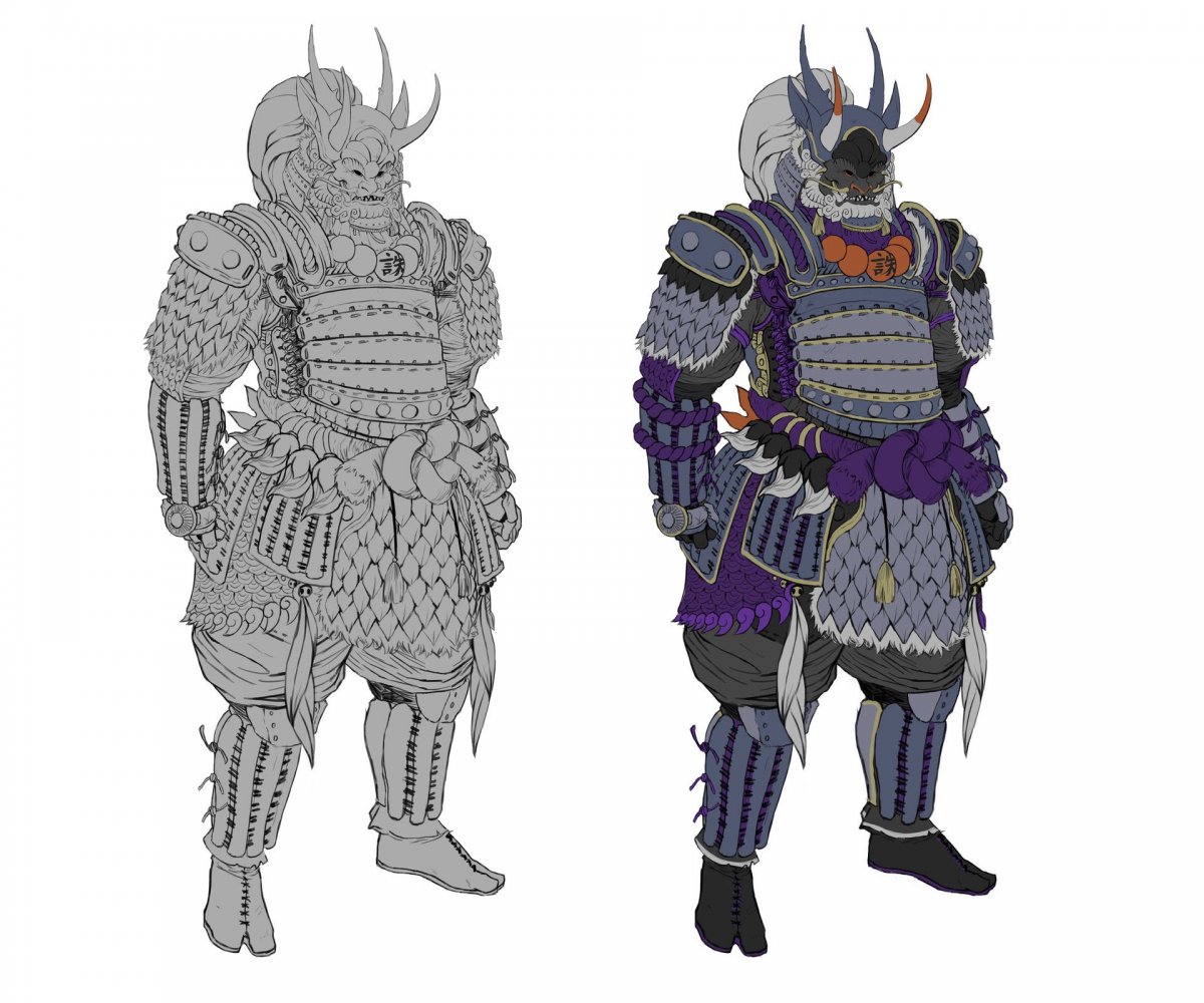 Броня самурая концепт