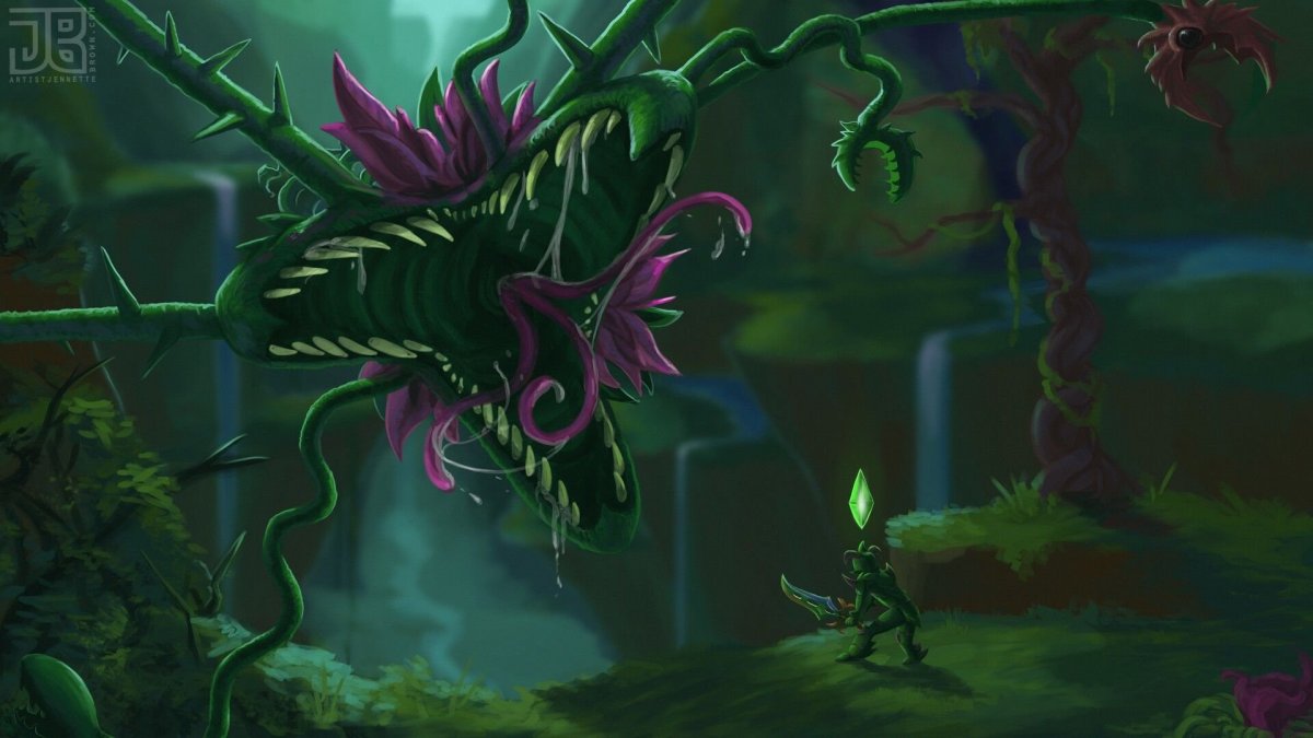 Terraria арт Плантера