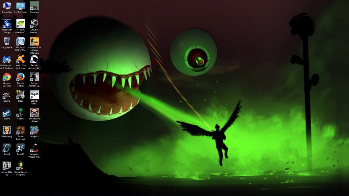 Terraria Art боссы Близнецы