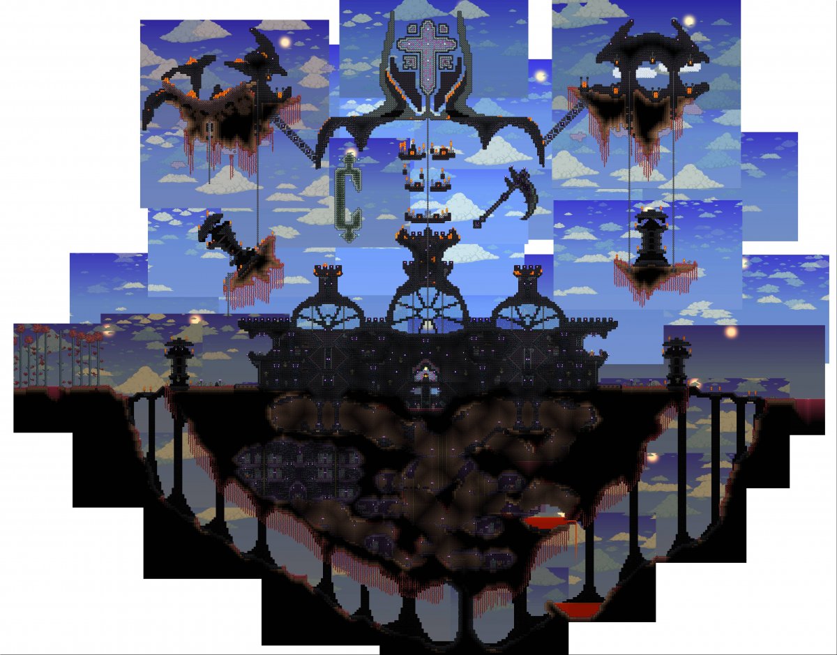 Адский босс террария