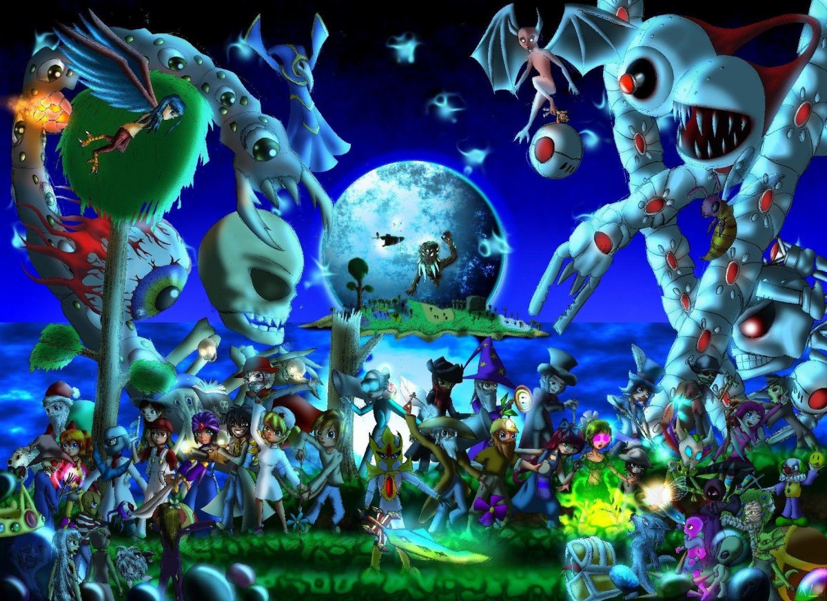 Terraria обои на телефон