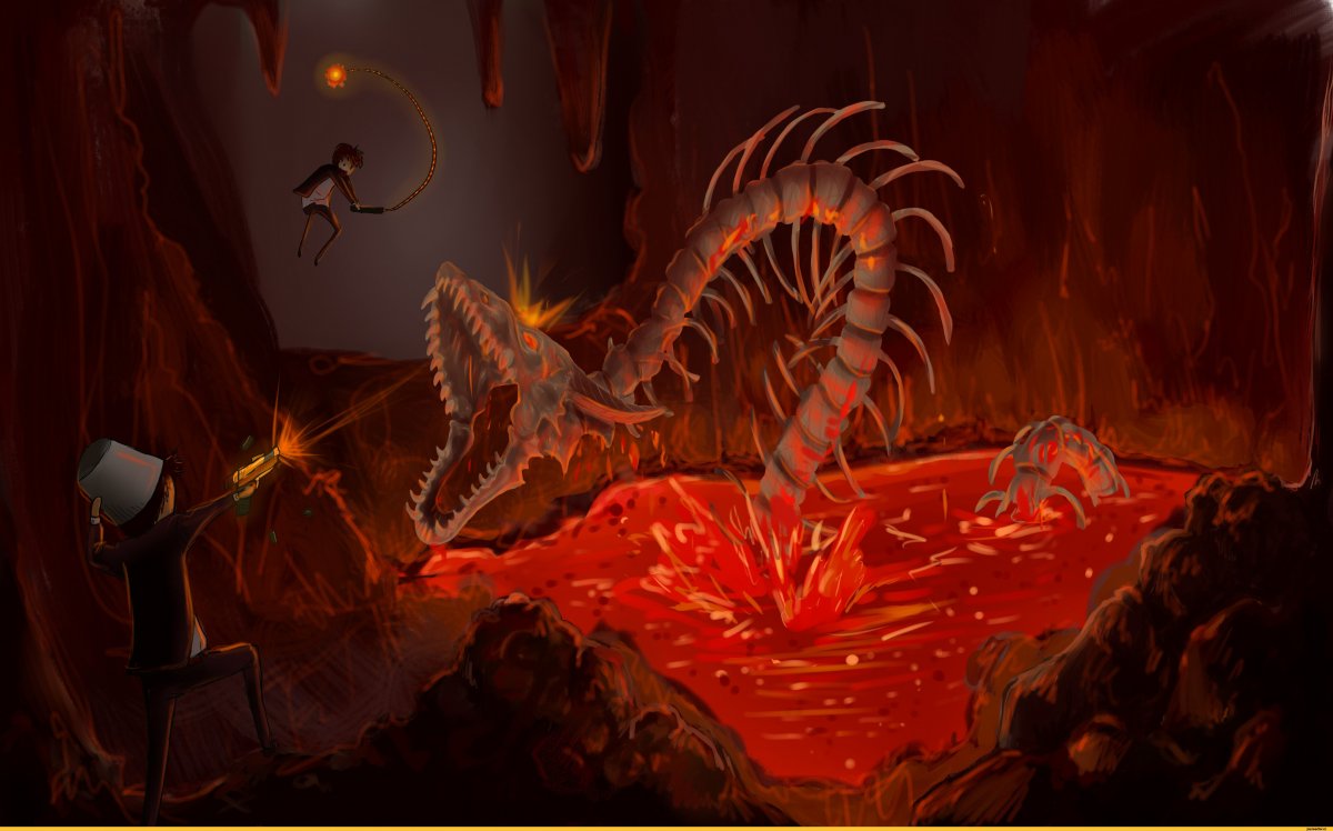 Адский босс террария