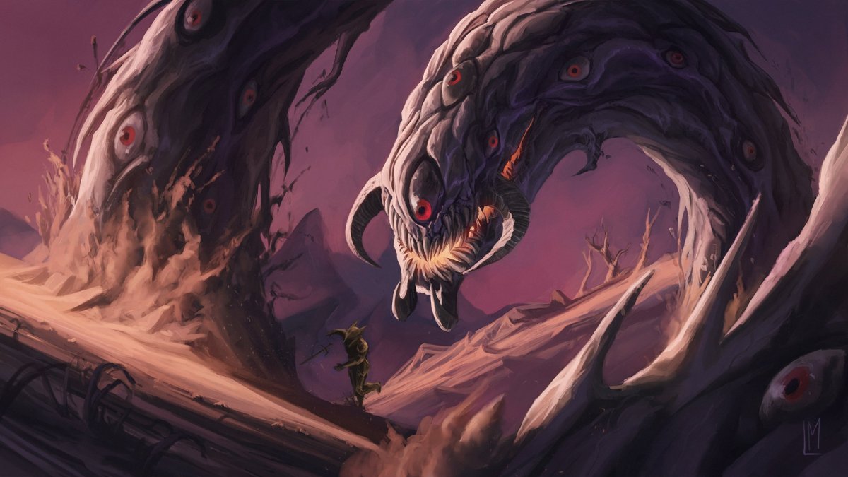 Террария арты Пожиратель миров