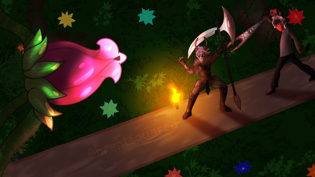 Terraria боссы фан арт Плантера