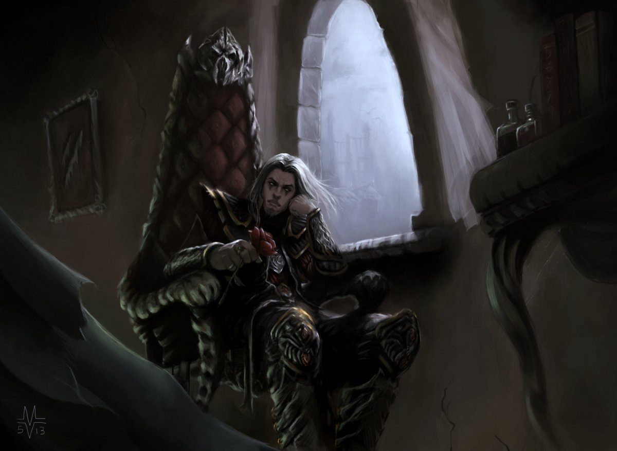 Темный маг на троне