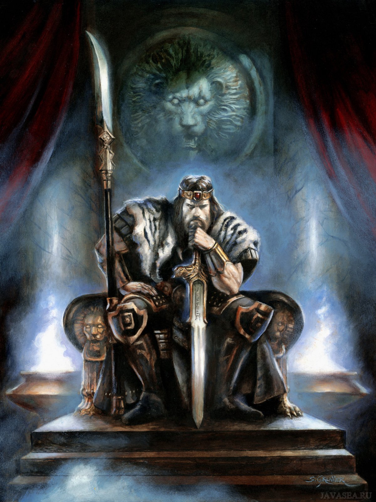 Конан Король арт фэнтези