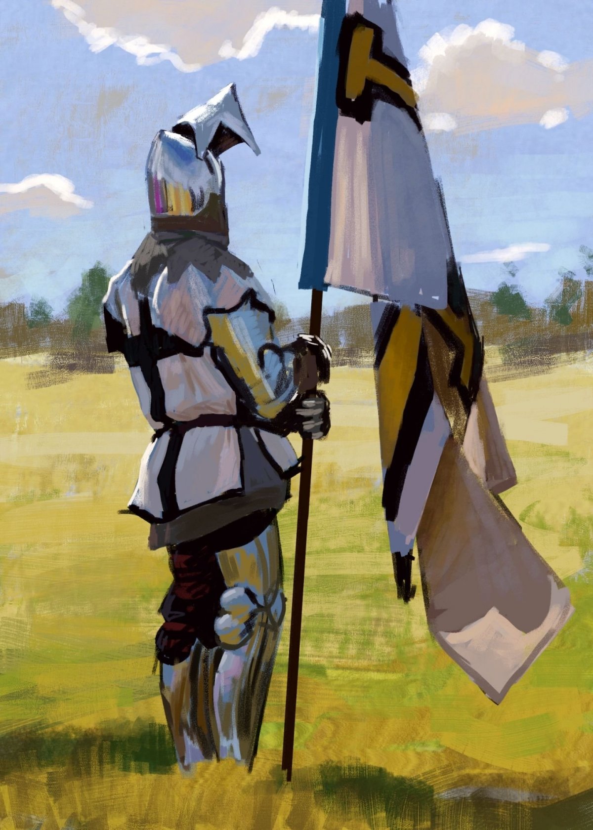 Рыцарь Тевтонец в доспехе