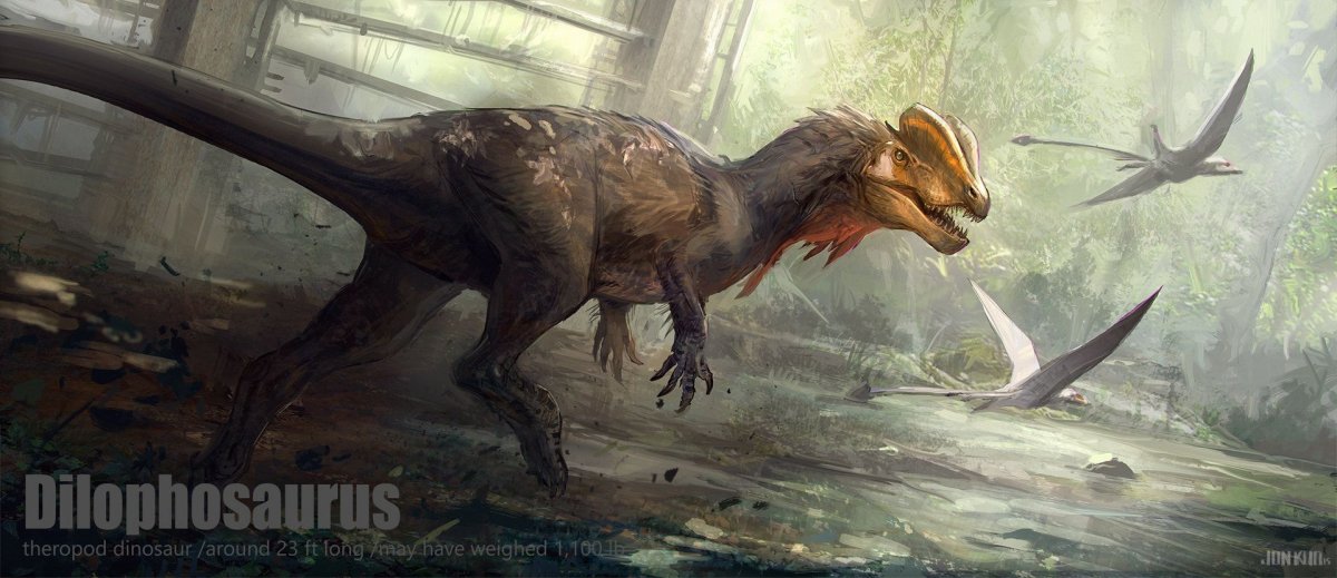 The Isle динозавры Дилофозавр