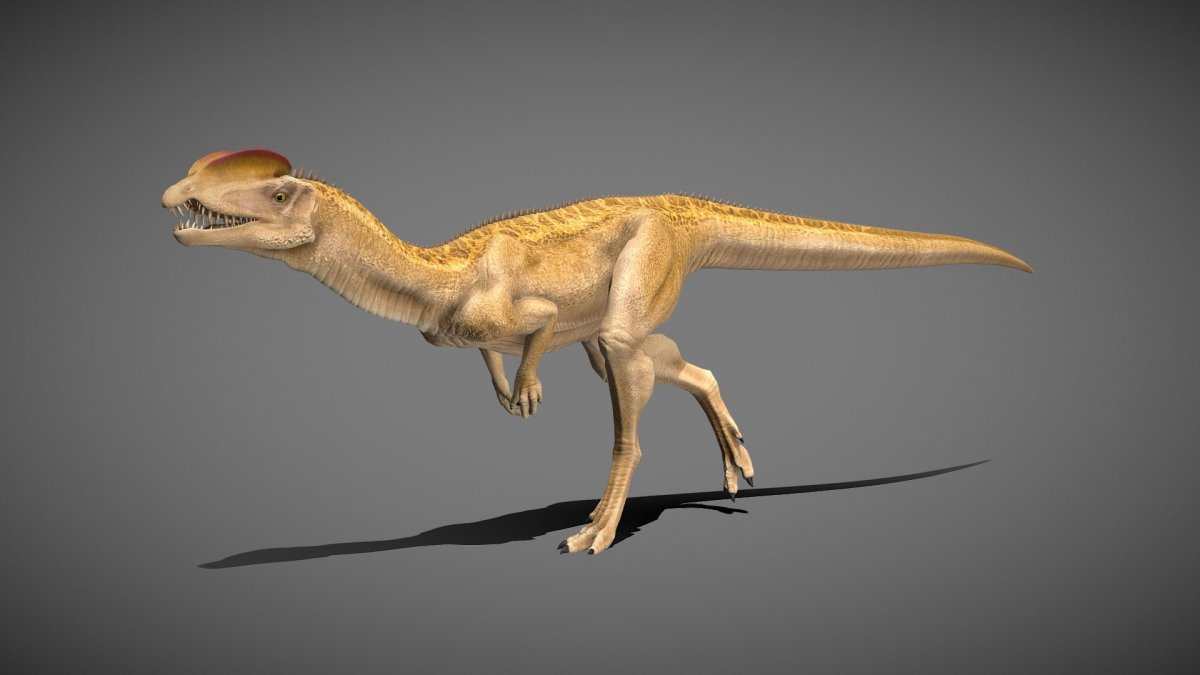 Дилофозавр арт the Isle