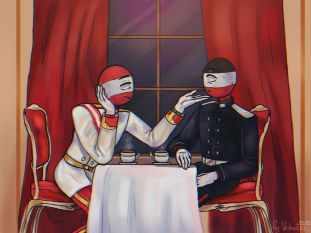 Австро-Венгрия Countryhumans