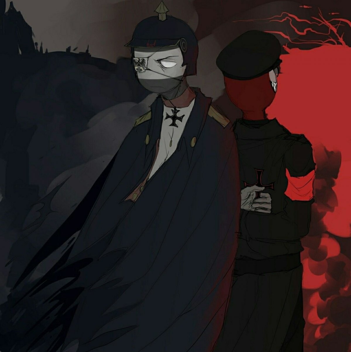 Германская Империя, третий Рейх, Германия Countryhumans