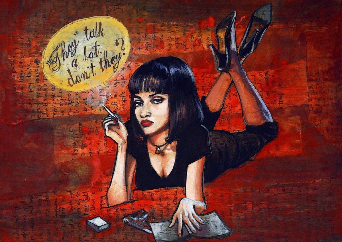 Ума Турман Криминальное чтиво