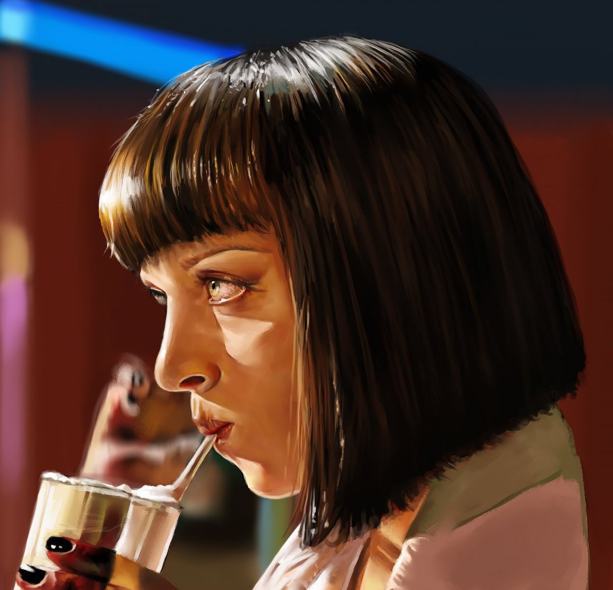 Ума Турман Криминальное чтиво