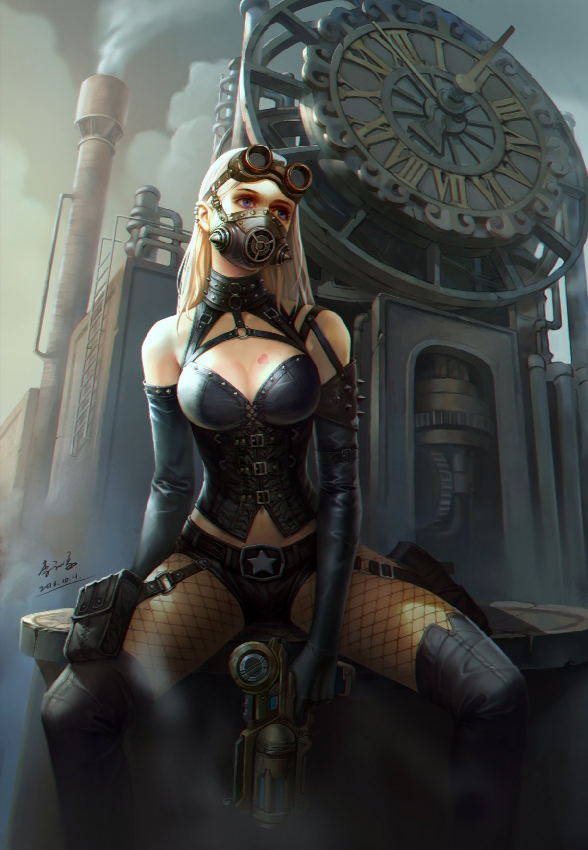 Art барышня Steampunk