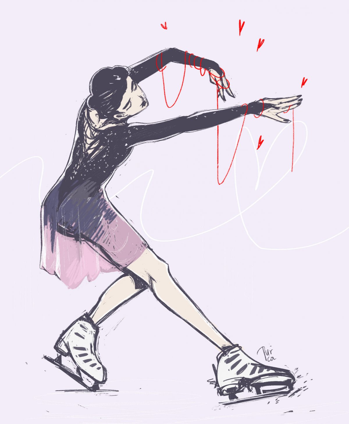 Фигурное катание рисунок