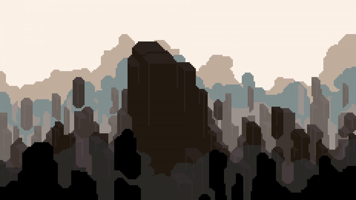 Пиксельное здание