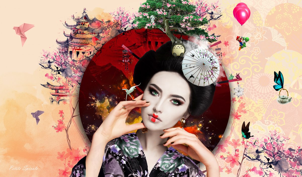 Гейша перевёртыш Япония