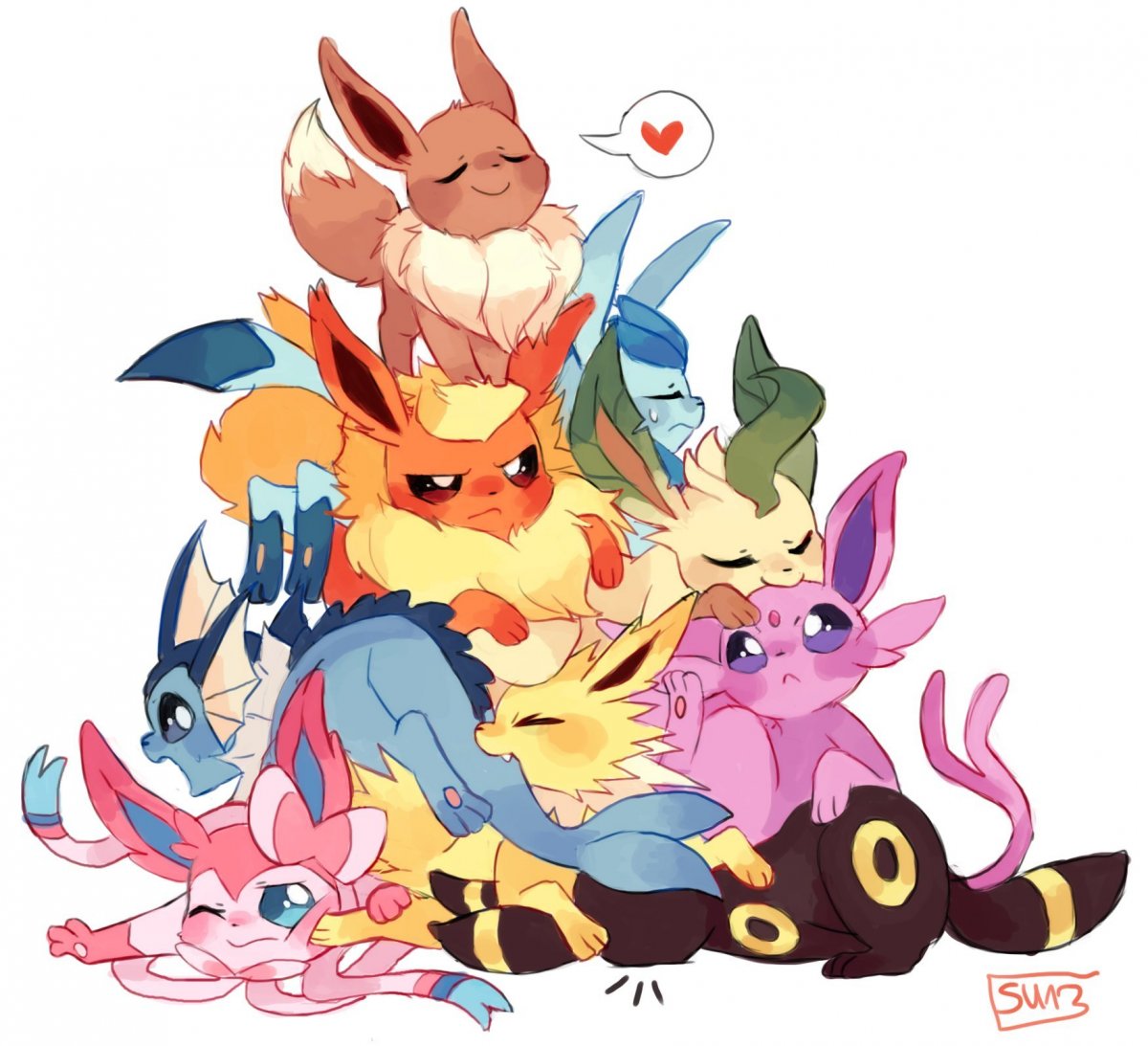 Покемон eeveelution