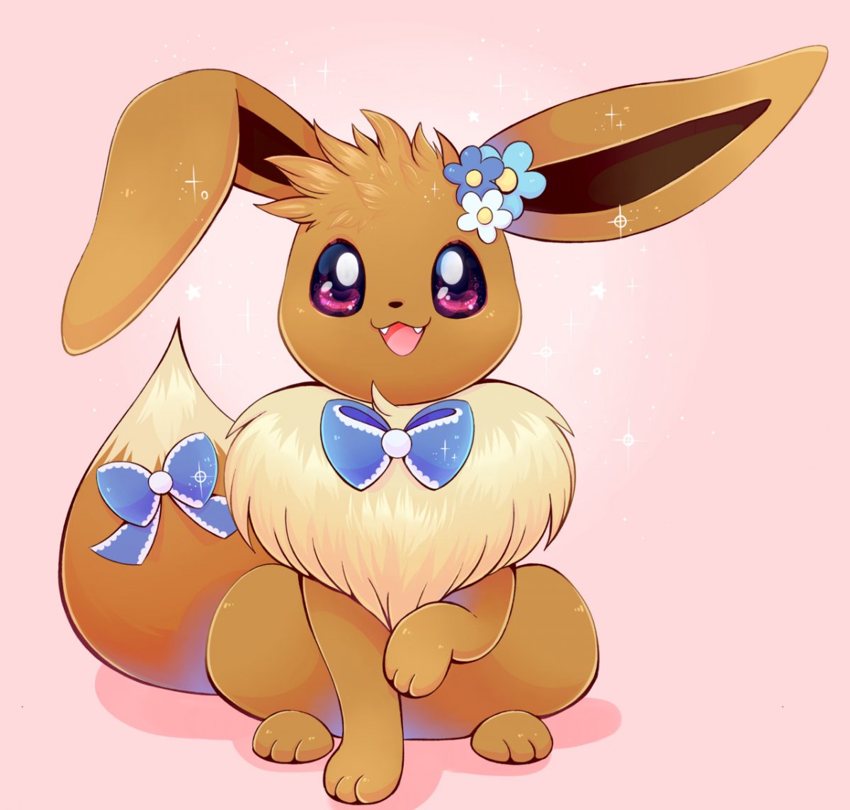 Силуэт иви покемон