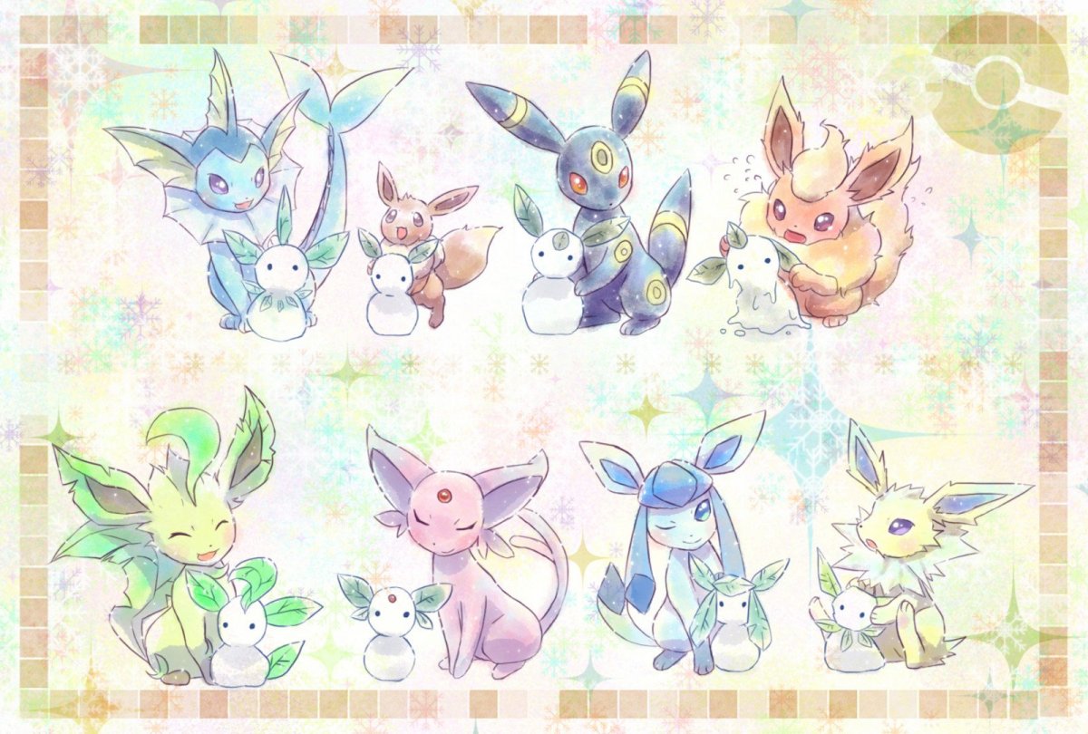 Покемон иви и его друзья