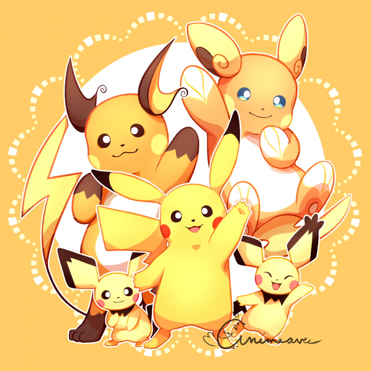 Райчу Эволюция