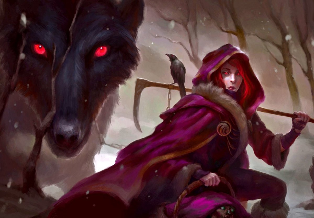 Красная шапочка арт фэнтези