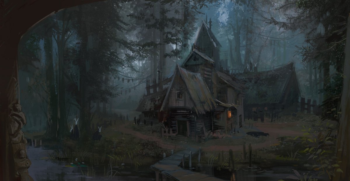 Забавный домик ведьмы