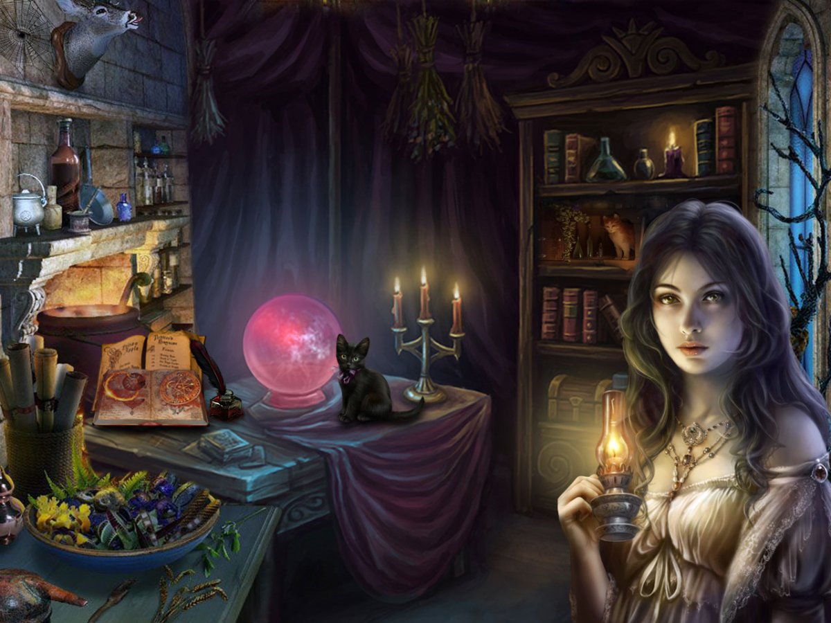 Ведьма на рабочий стол