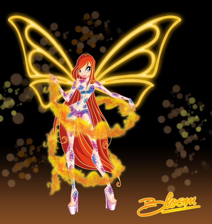 Блум энчантикс и дракон