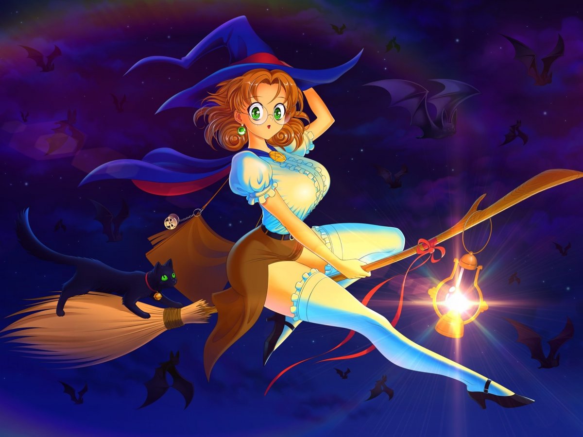 Волшебница на метле