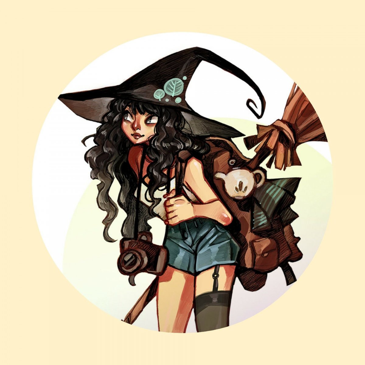 Ведьмочки арт милый