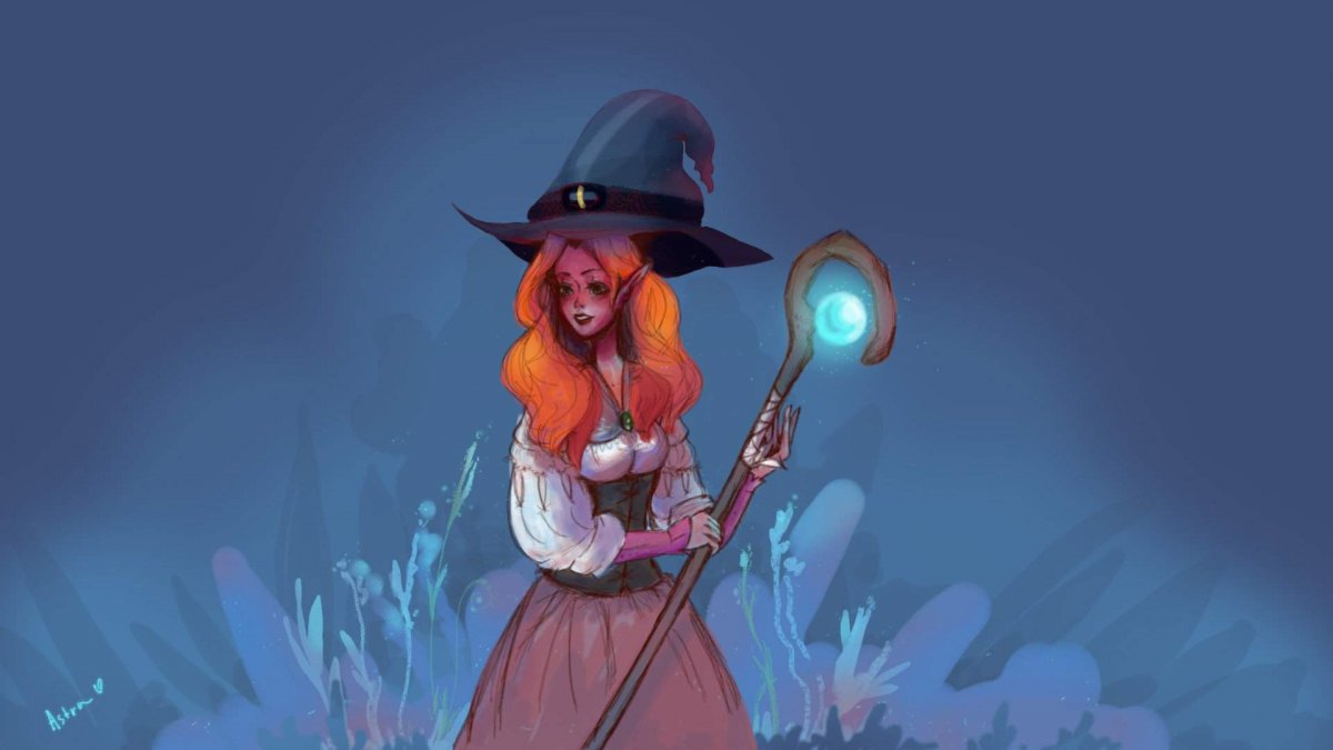 Ведьмочки для срисовки