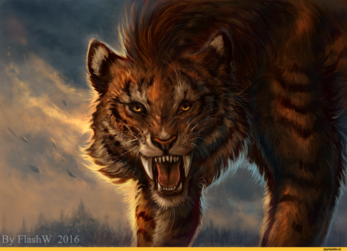 Тигр оборотень арт