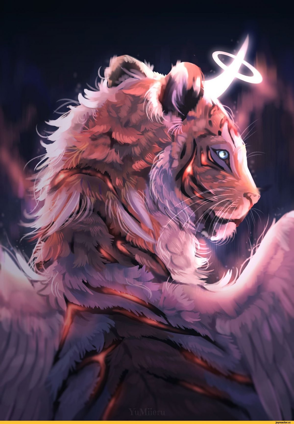 Тигр красивый арт