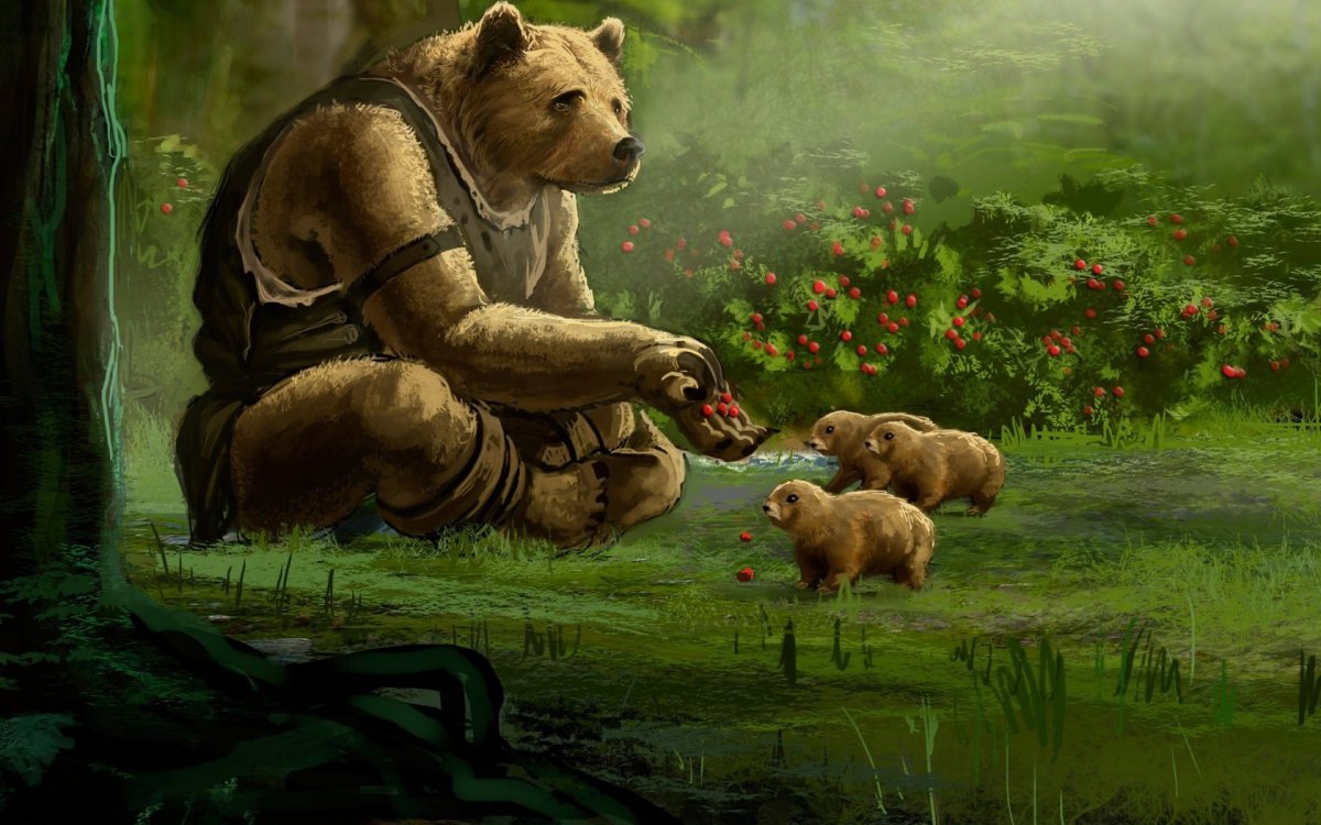 Furry Лев воин