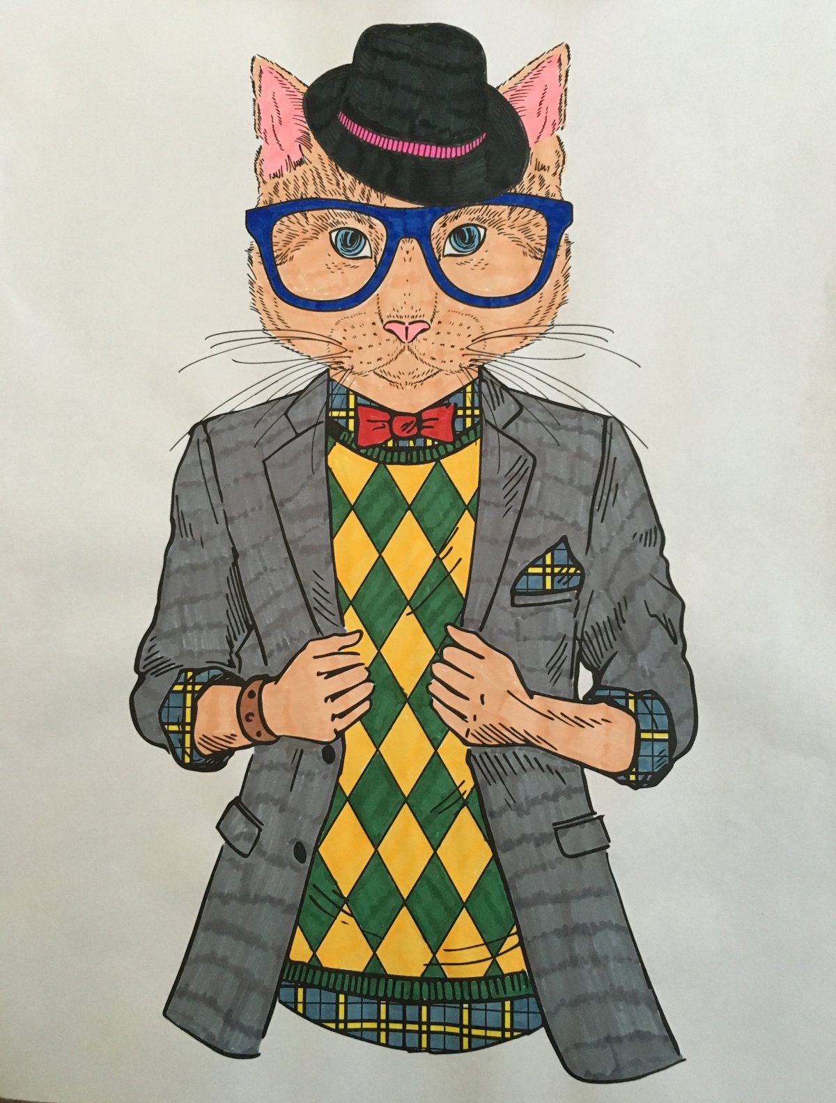 Кот в космических очках