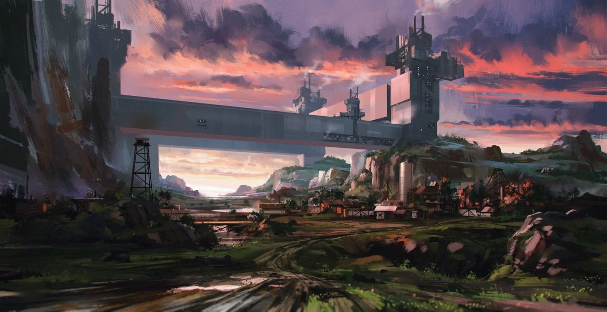 Вархаммер пейзаж концепт арт
