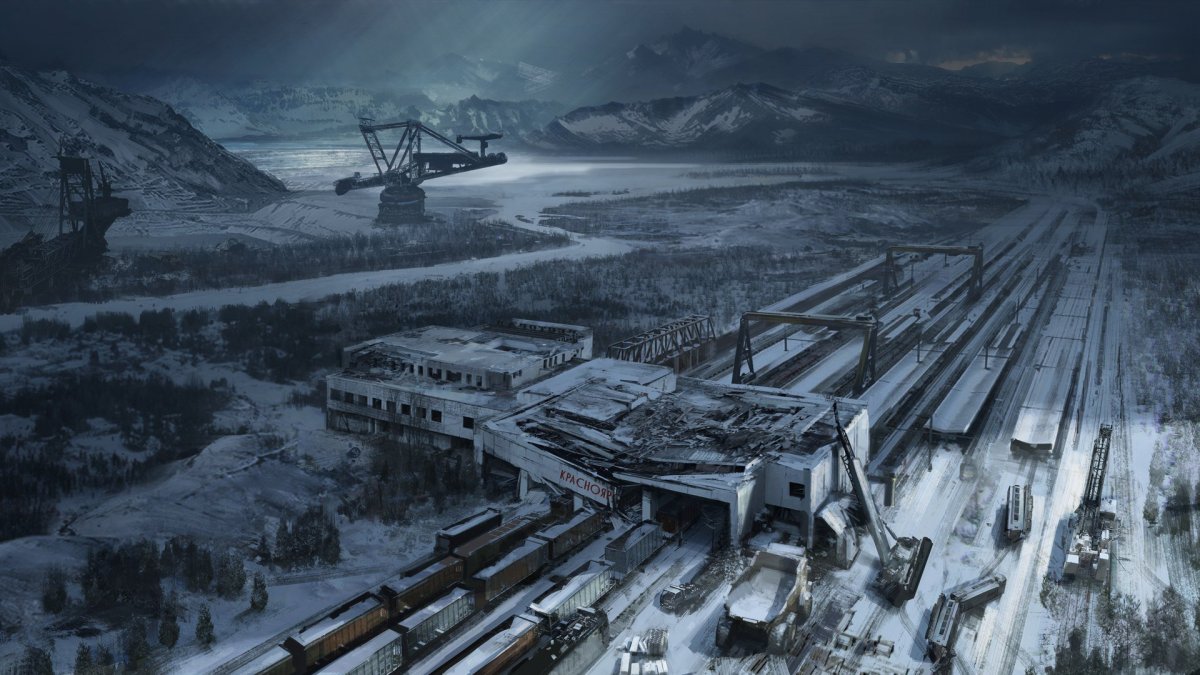 Заброшенная база арт