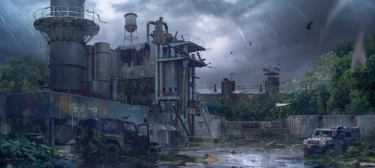 Лагерь выживших в зомби АПОКАЛИПСИСЕ арт