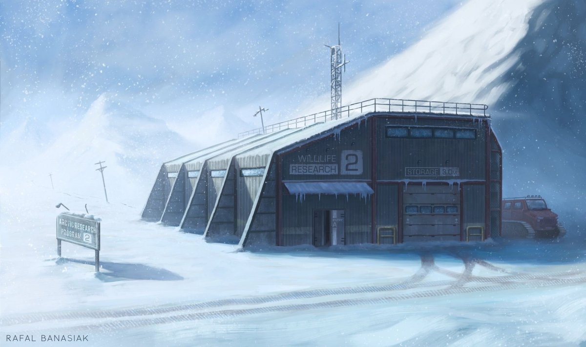 Военная база концепт арт