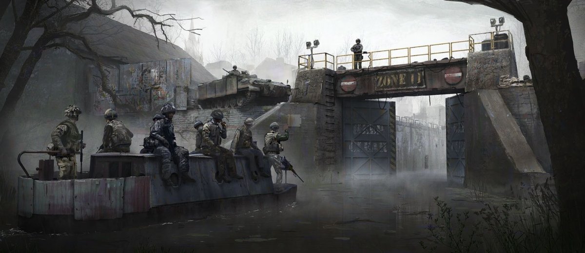 Сталкер военные арт блокпост