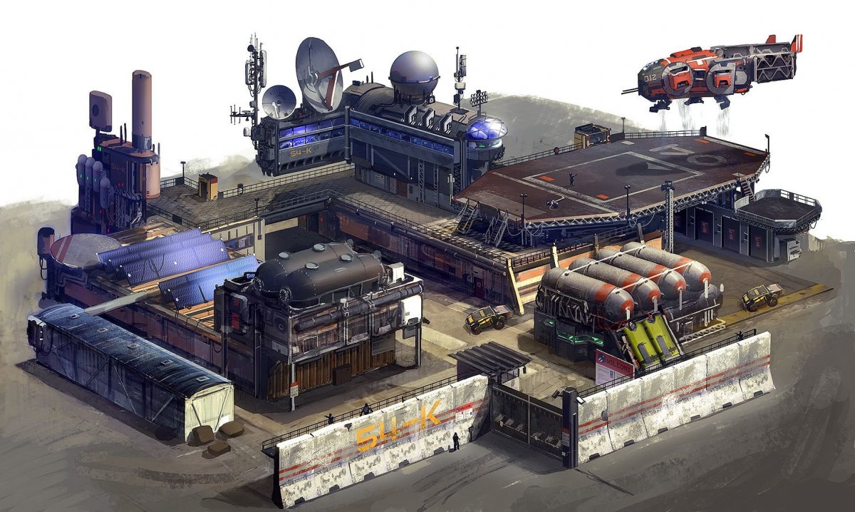 Sci Fi Военная база