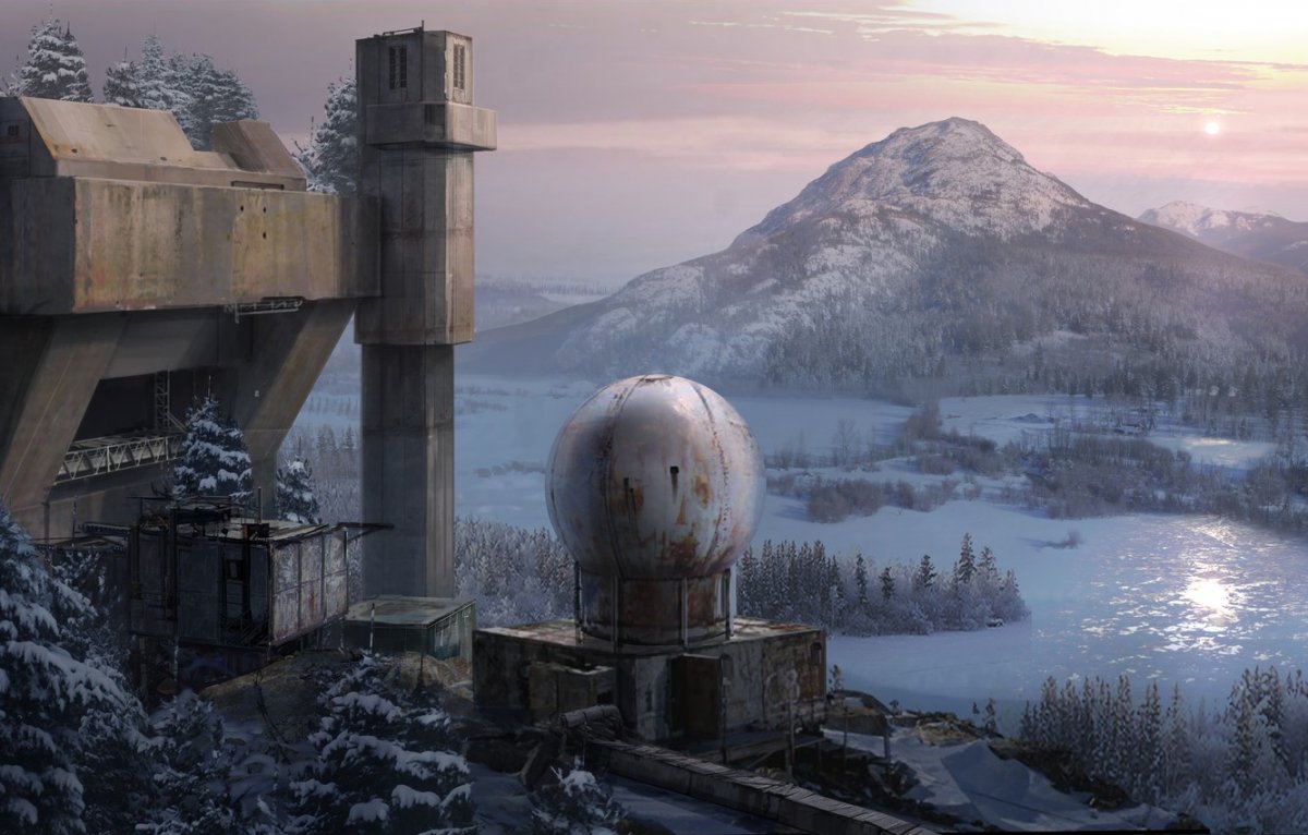 Военная база в горах