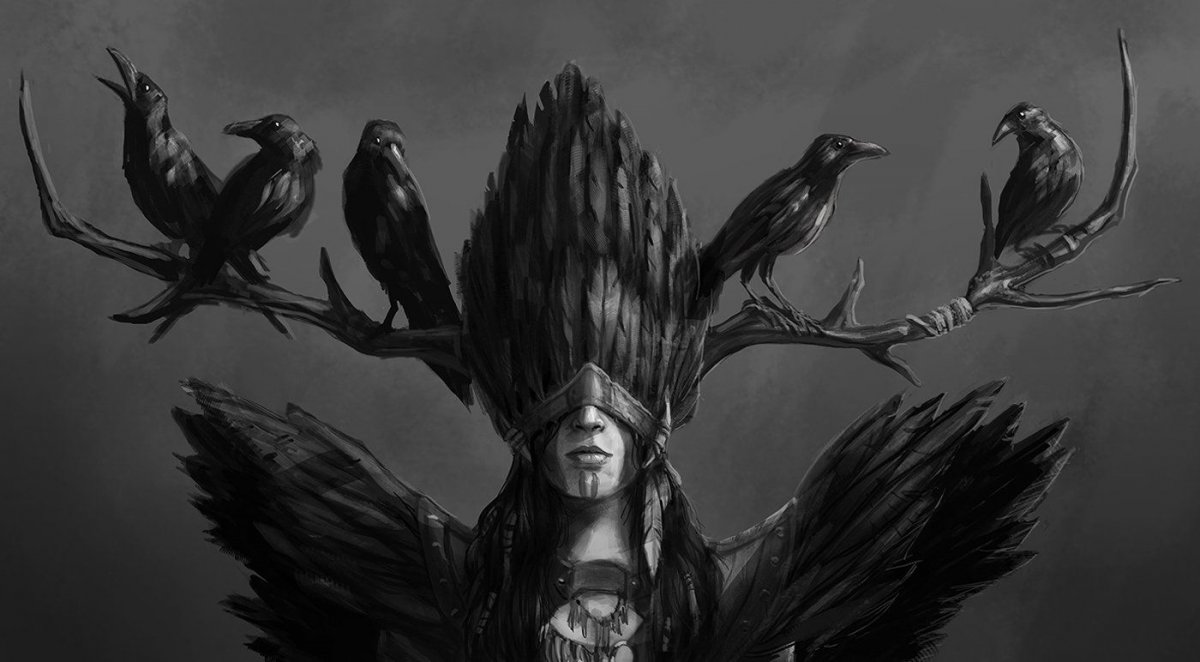 Ворон арт