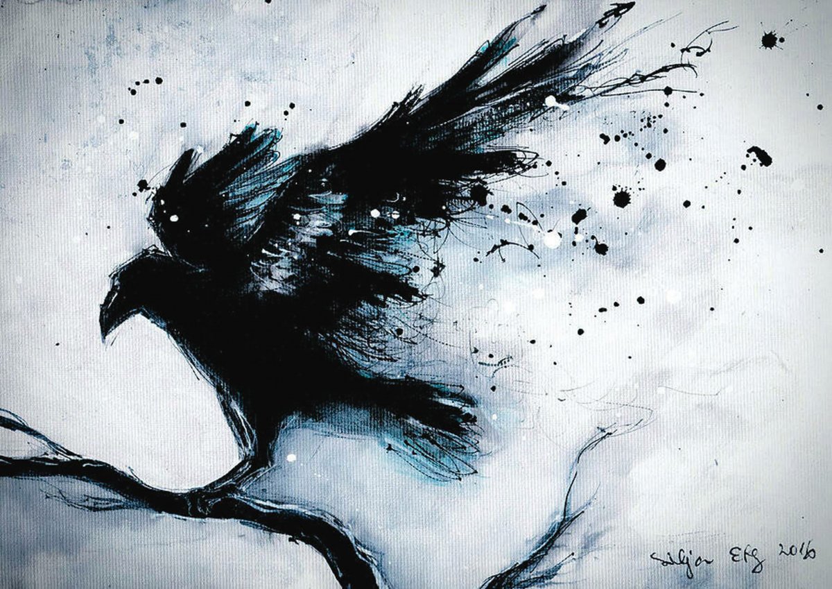 Вороны арты