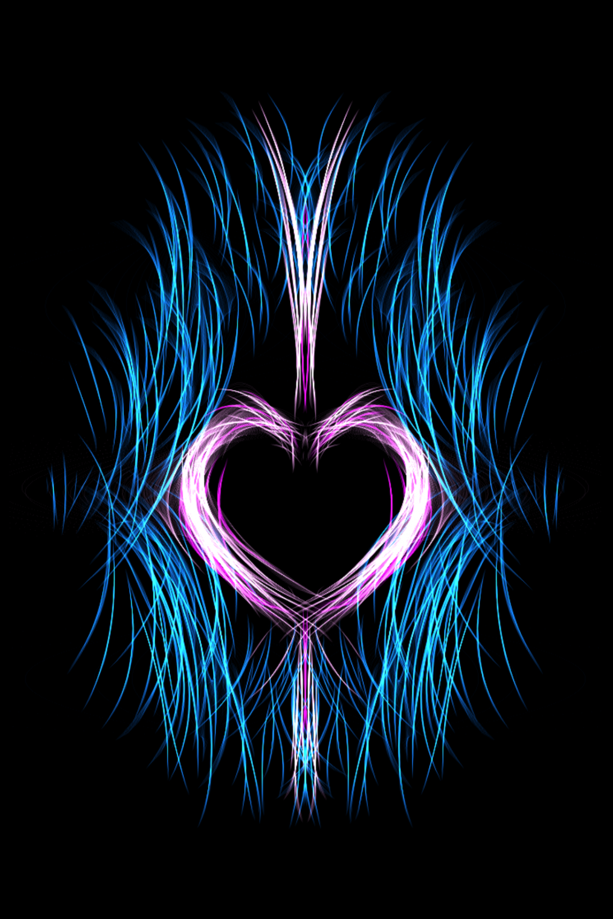 Сердечко темное