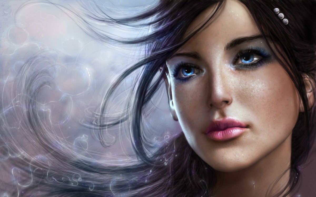 Лицо девушки